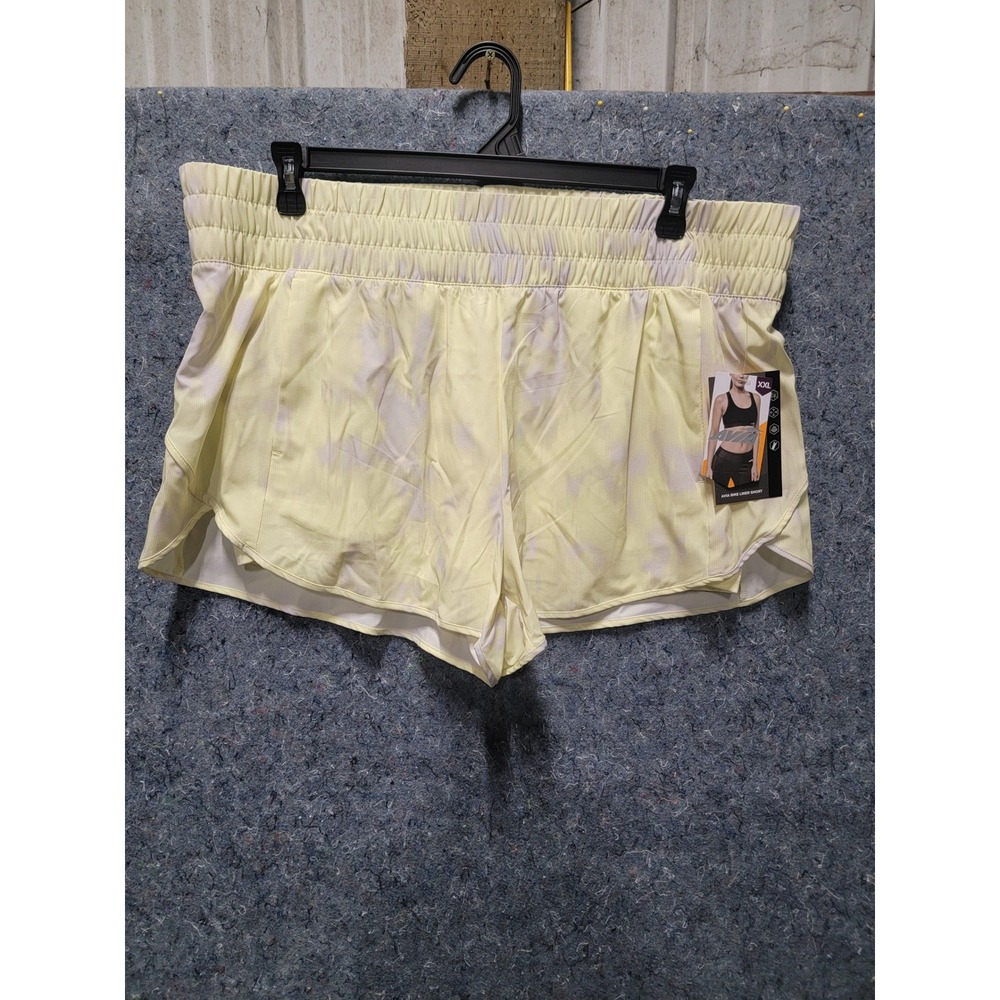Avia Bike Liner‎ Shorts Yellow Mist Size 2XL